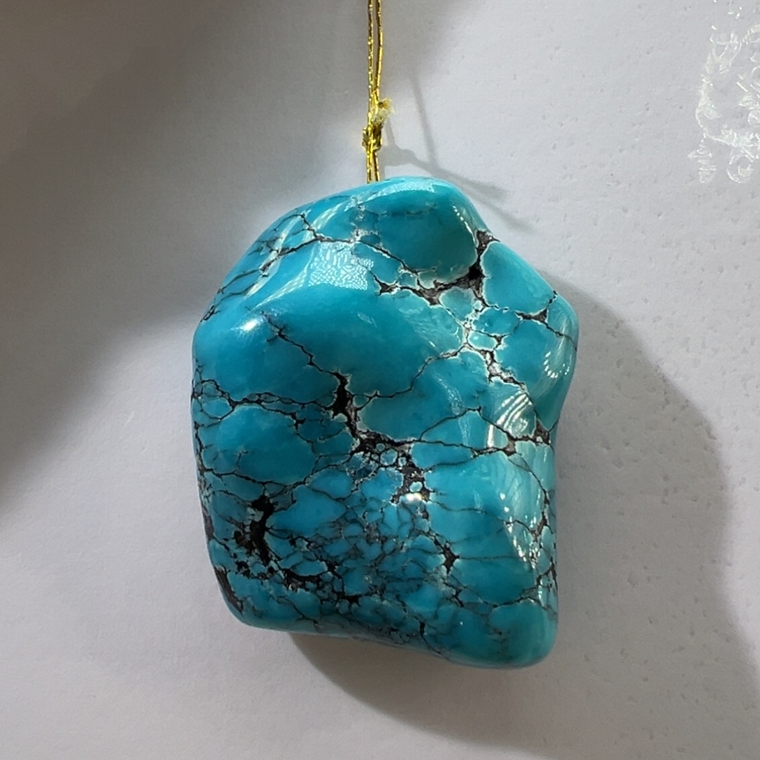 绿松石未镶嵌挂件