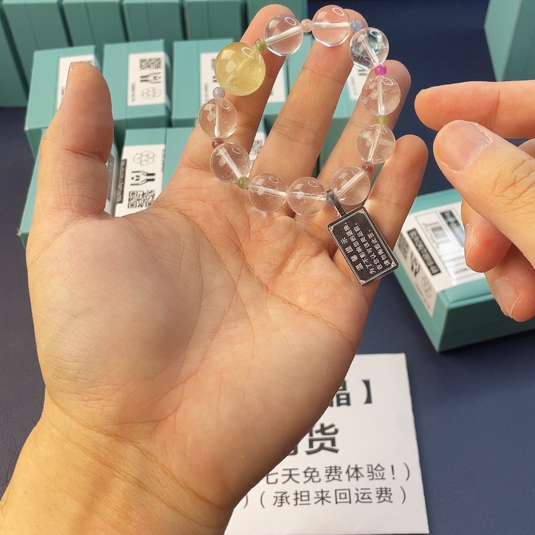 银S925镶嵌手链水晶