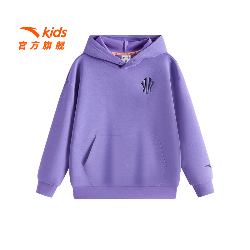 【凯里.欧文】安踏儿童男女童秋装保暖青少年连帽运动时尚潮流卫衣