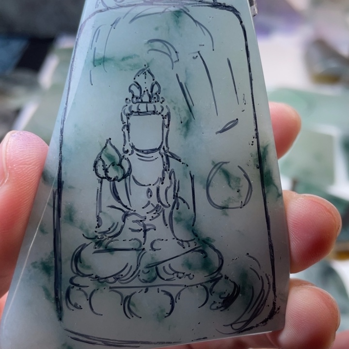 定制翡翠未镶嵌翡翠料子