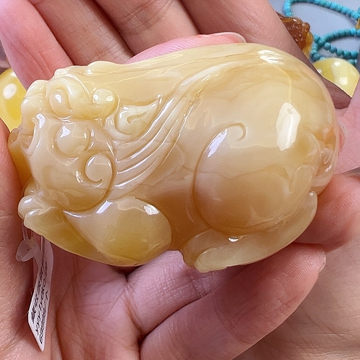 蜜蜡颈饰未镶嵌蜜蜡