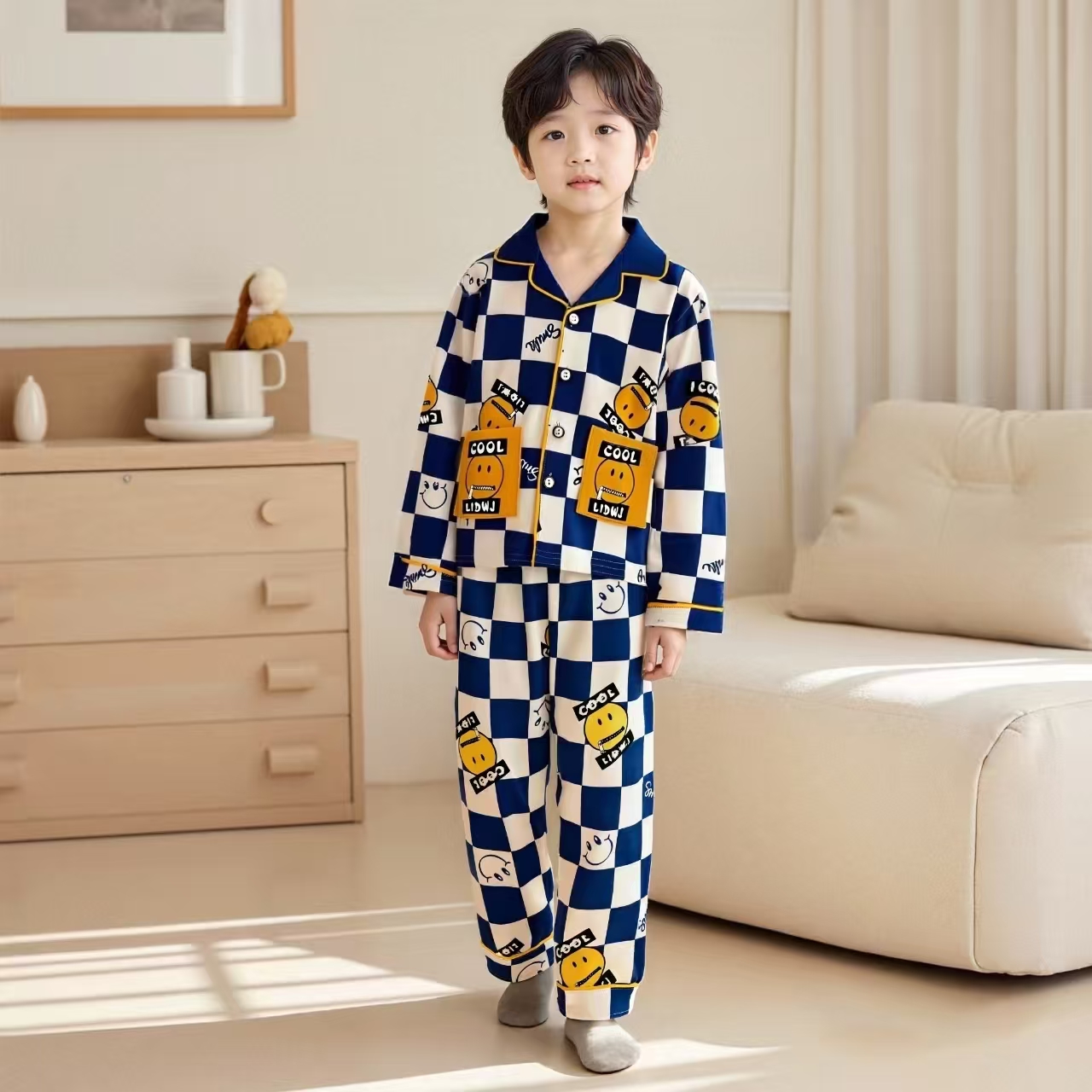 新款儿童纯棉家居服