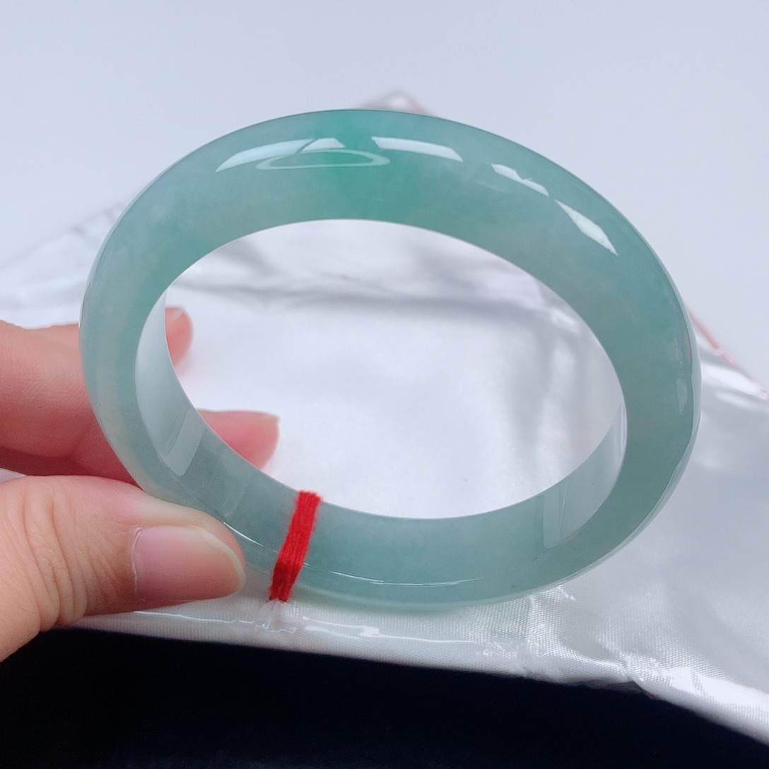 未镶嵌手镯翡翠58正圈