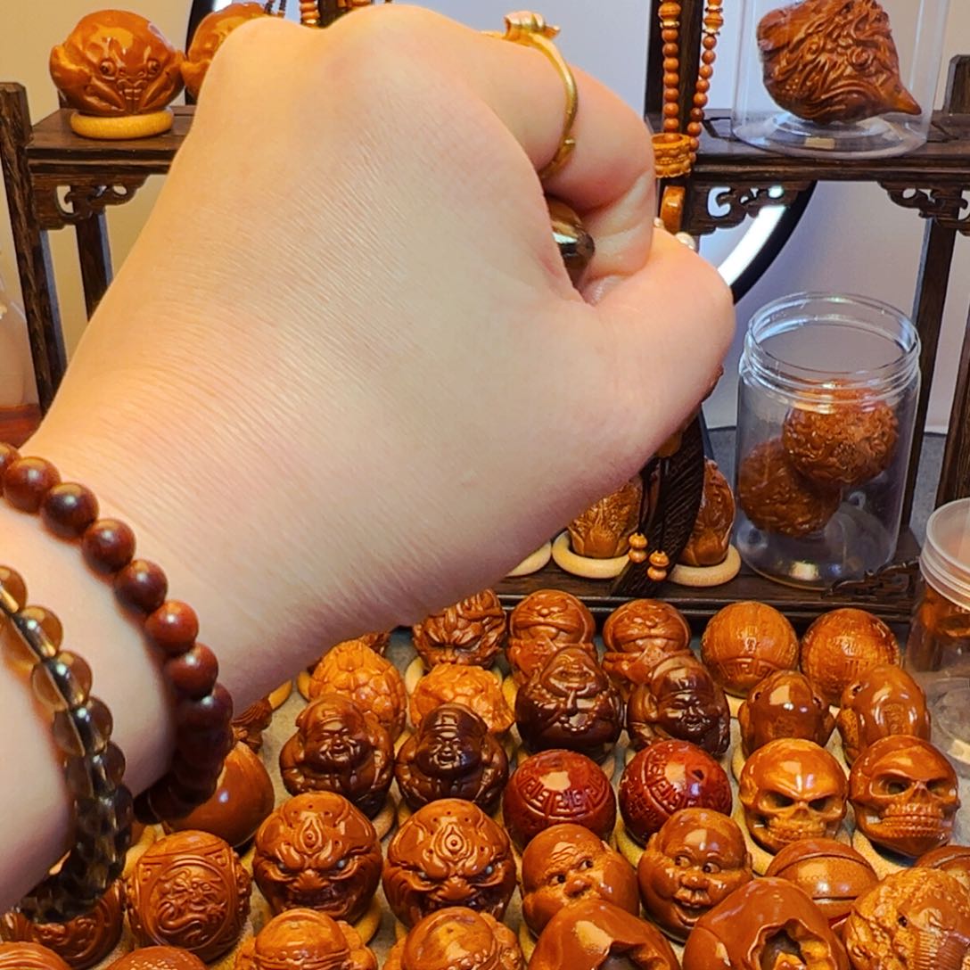 橄榄核手串/手链鵬*四面一颗