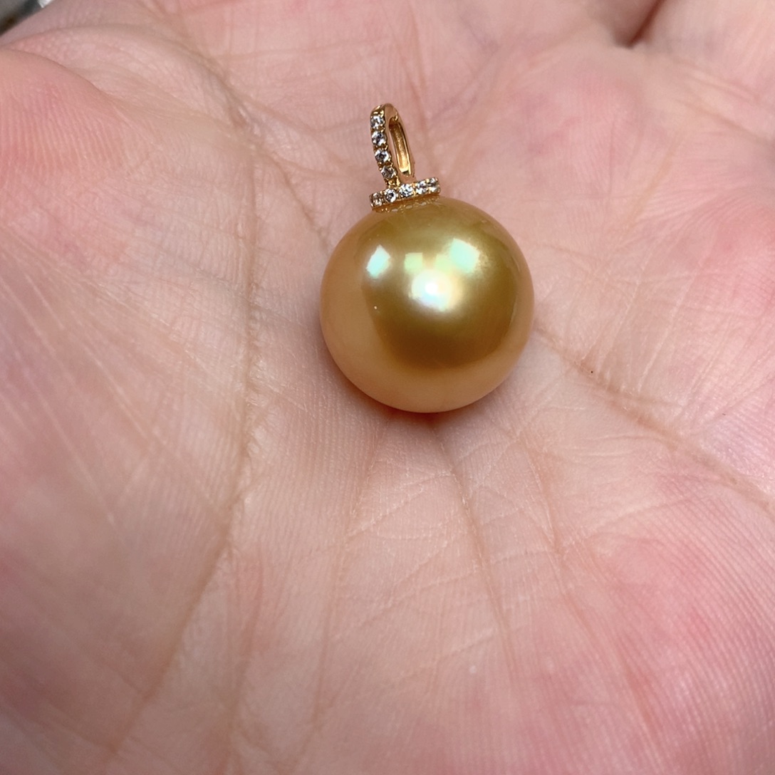 海水珍珠颈饰18K金镶嵌