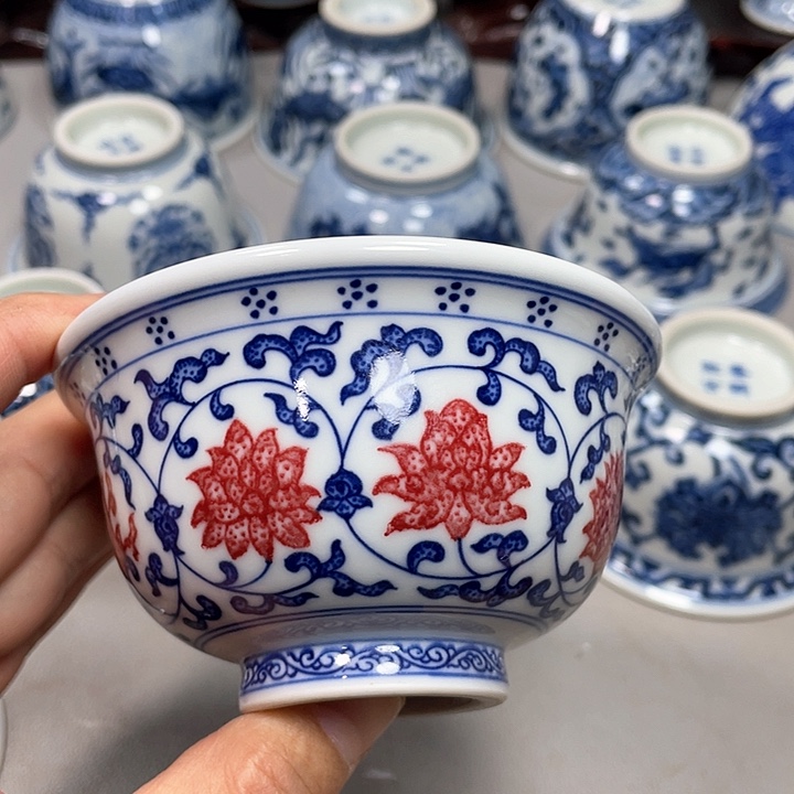 杯子景德镇陶瓷现代手工陶瓷茶具