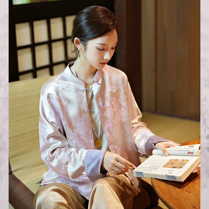 【龙云】双面双穿 新中式国风女装外套女2025秋季新款高级感上衣