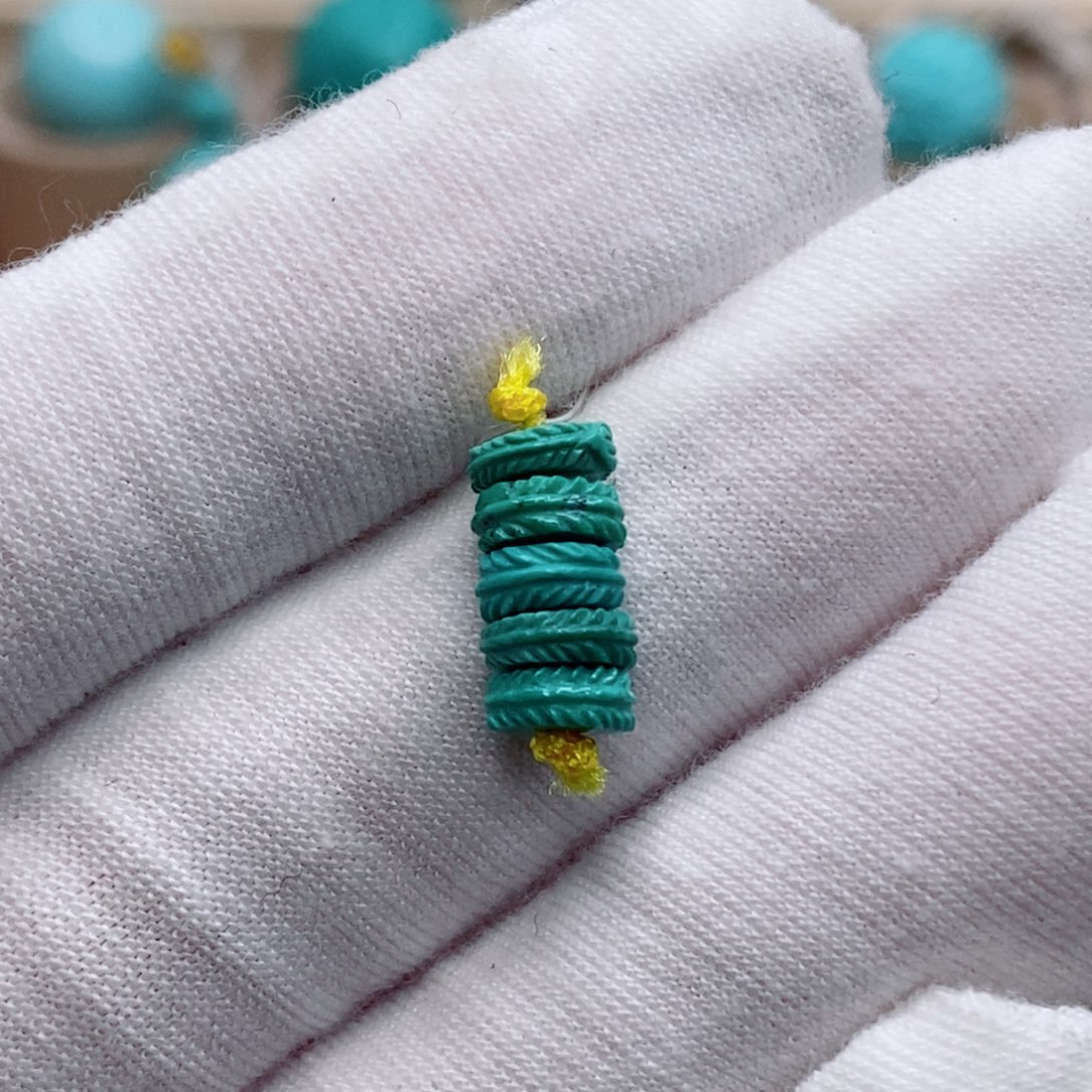 绿松石未镶嵌珠宝奇石6.3mm