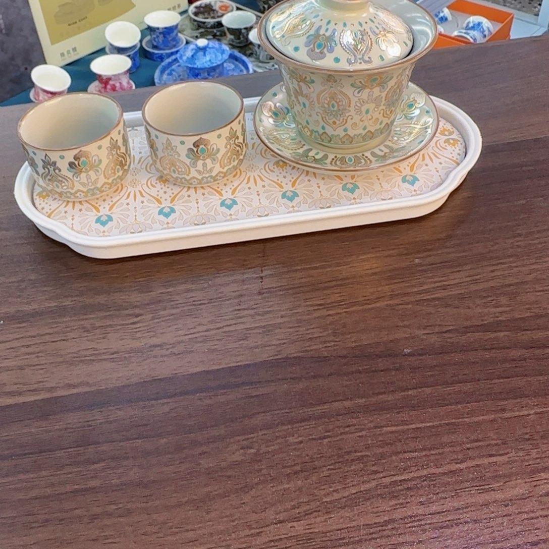 这些盖碗真好看！！！