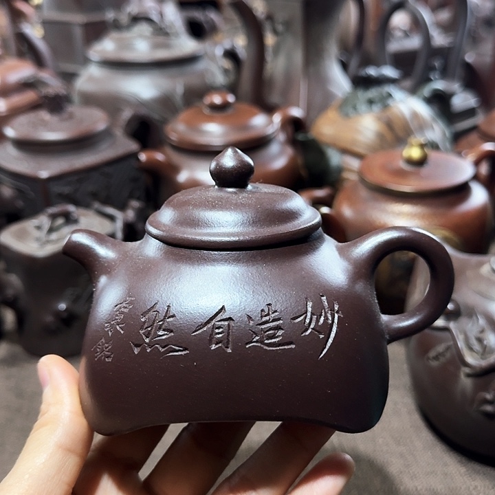 泥塑紫砂壶茶具壶