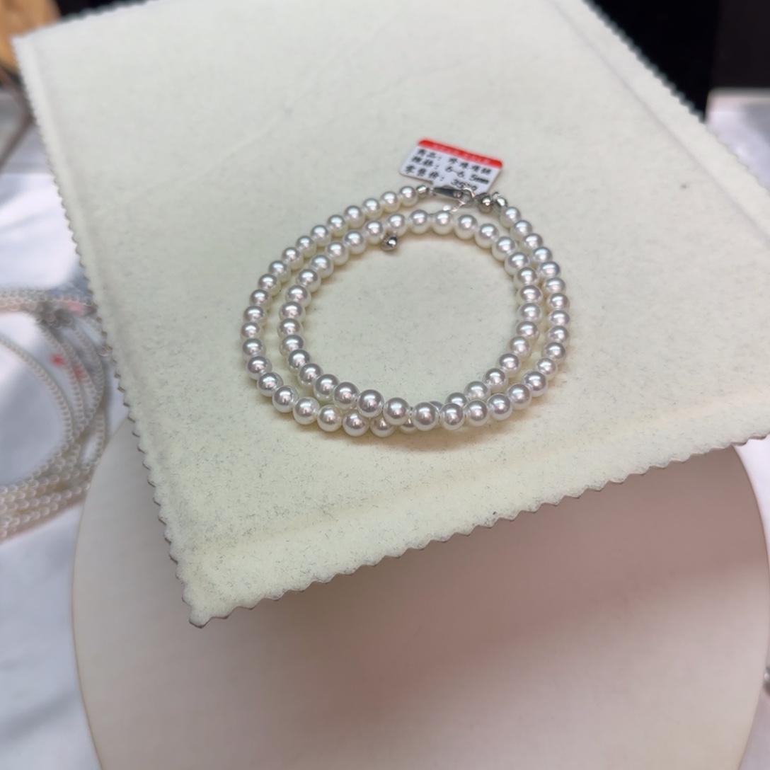 【闪购商品】淡水珍珠项链银S925镶嵌