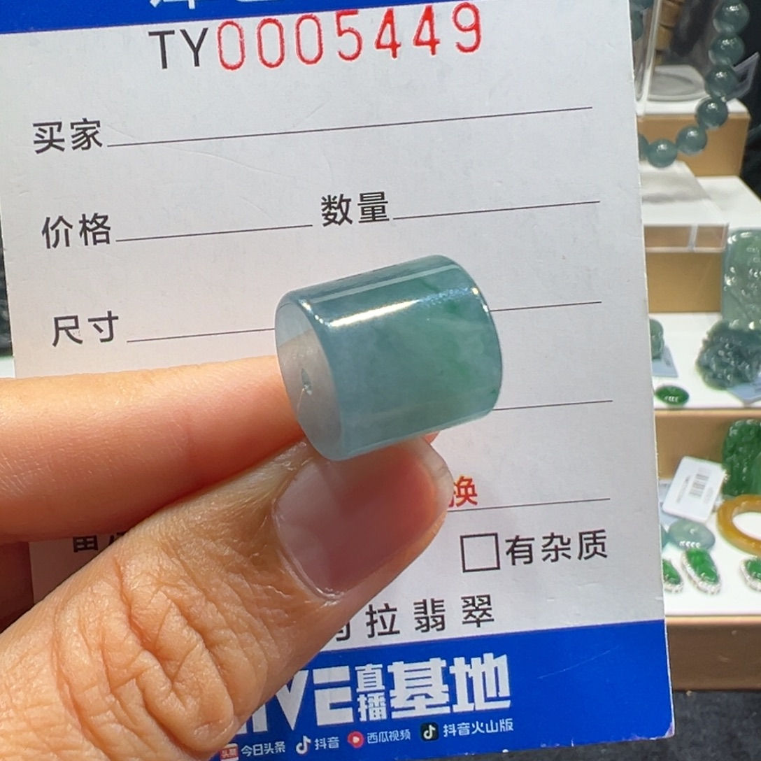 翡翠未镶嵌颈饰5449