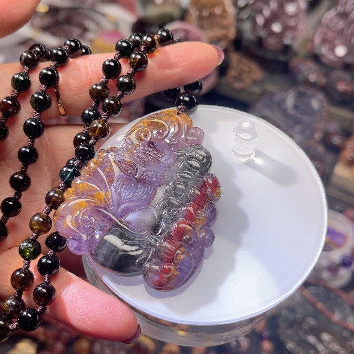 水晶颈饰未镶嵌订制