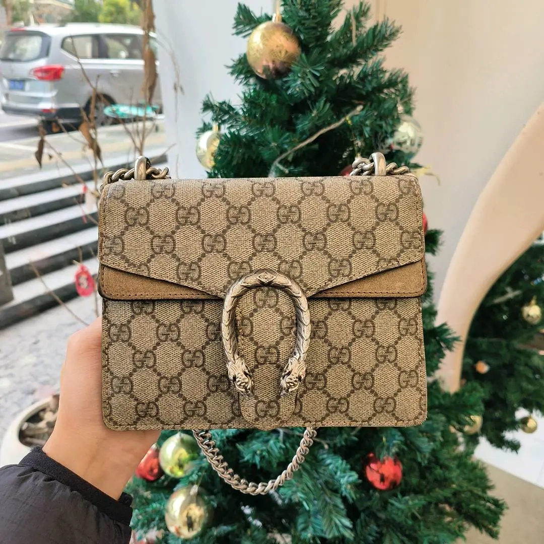 99新 GUCCI/古驰 Gucci 酒神包 mini短款