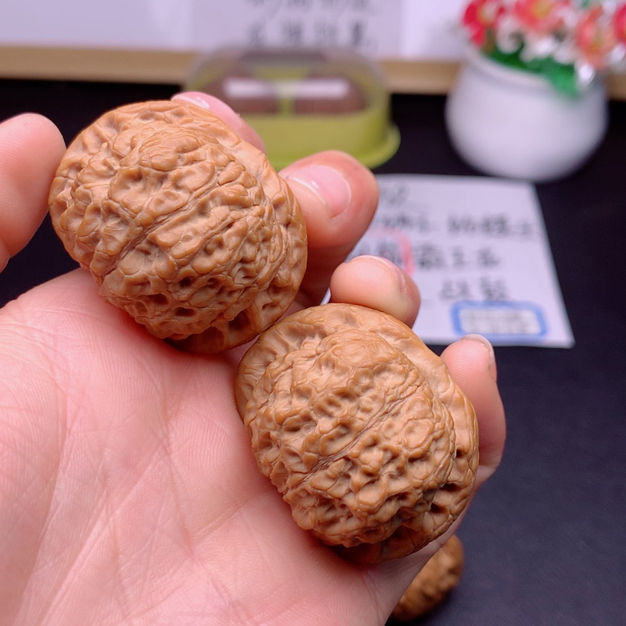 【闪购商品】文玩核桃把件老*.血麒麟40