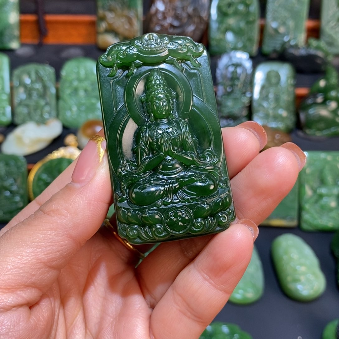 和田玉颈饰未镶嵌随***心