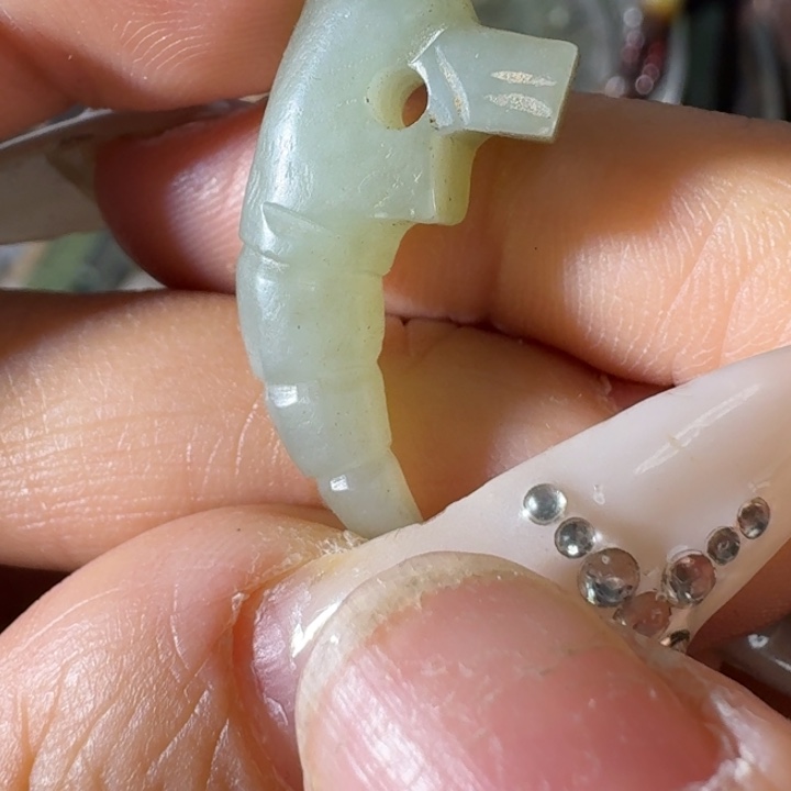 玛瑙/玉髓合金颈饰