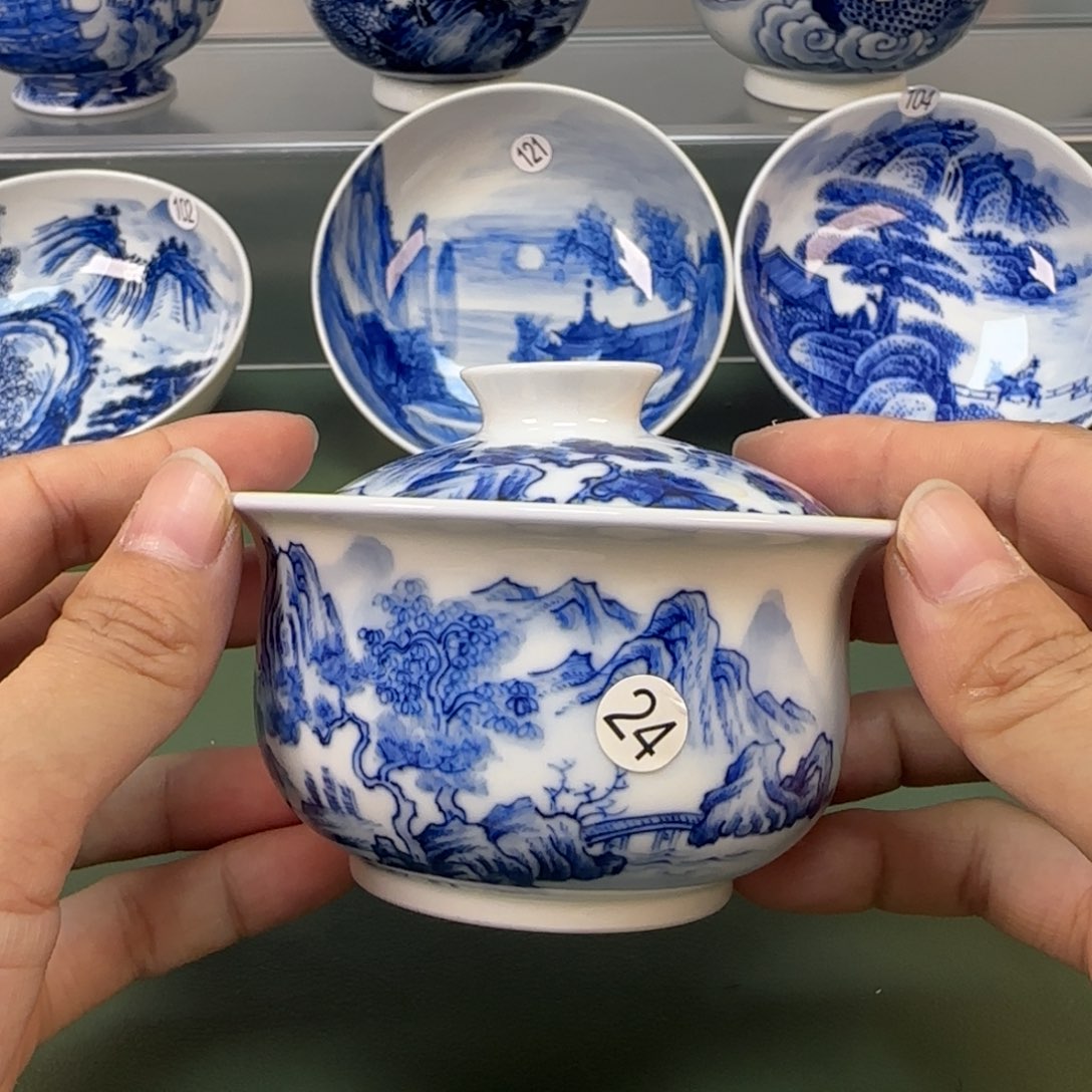 杯木木景德镇纯手绘茶具24