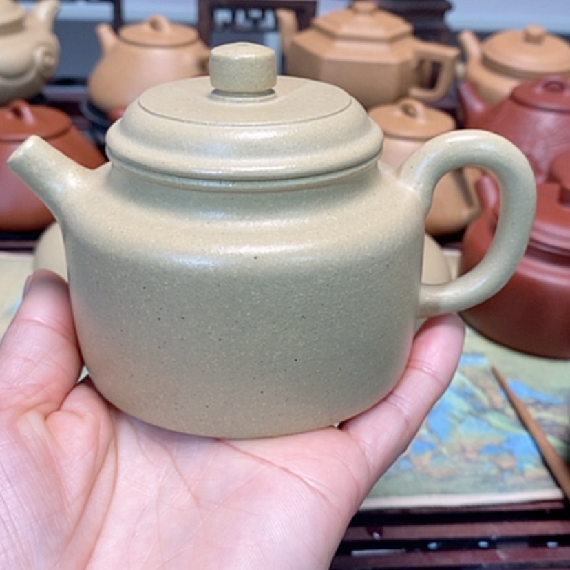 【闪购商品】紫砂茶壶本山绿泥半手工清仓