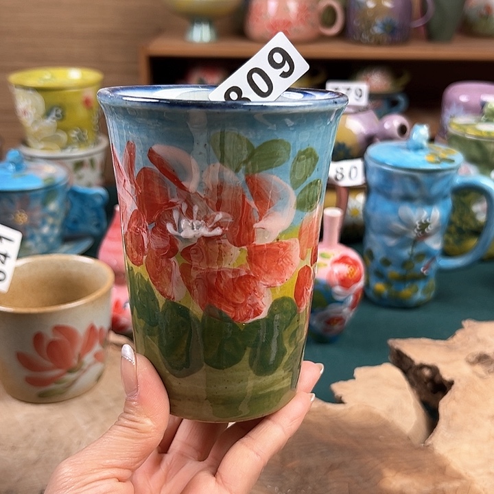 杯景德镇陶瓷手绘作品809