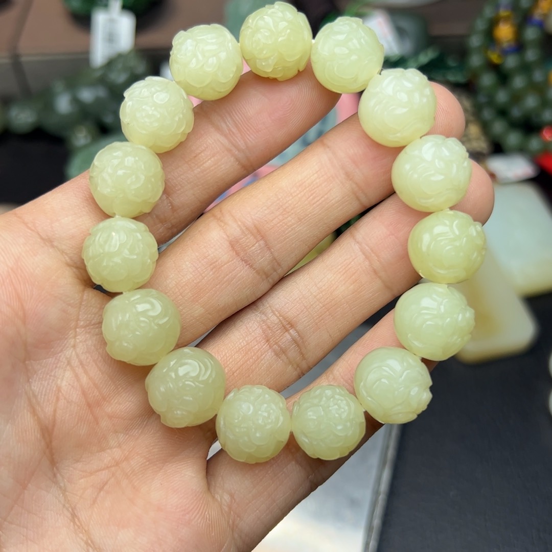 和田玉手链未镶嵌