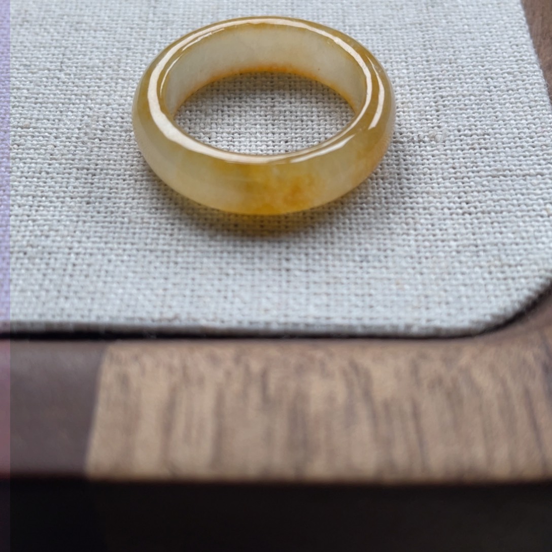 翡翠戒指未镶嵌2 号 15 港码 