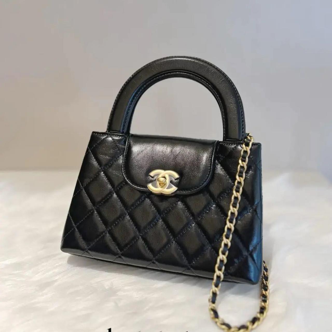 大吉中古/CHANEL香奈儿黑金25a迷你Kelly斜挎包