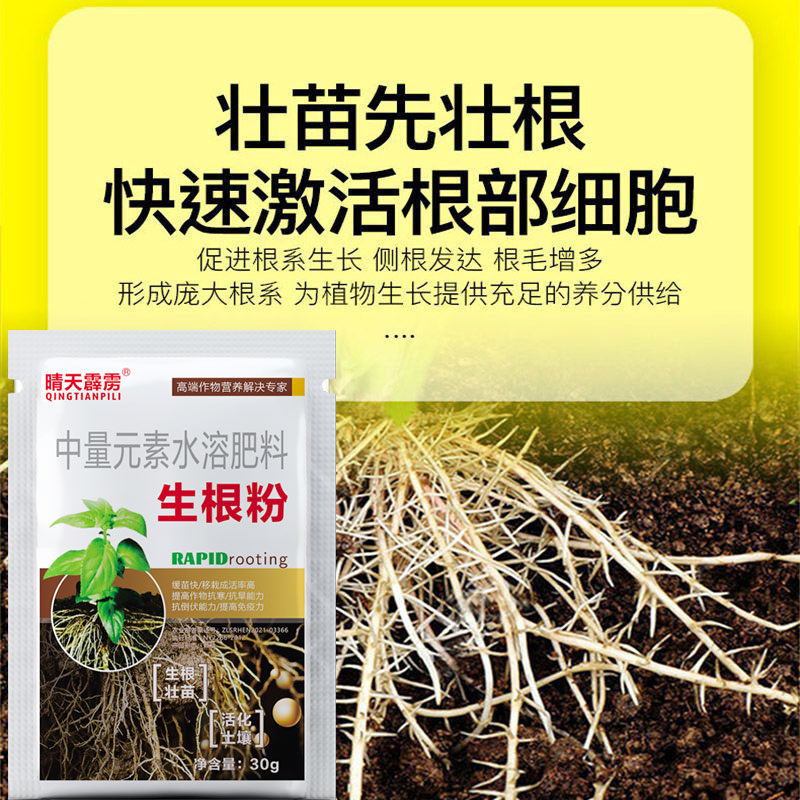 生根粉植物移栽扦插果蔬育苗大田花卉壮苗生根剂蔬菜花卉通用肥料