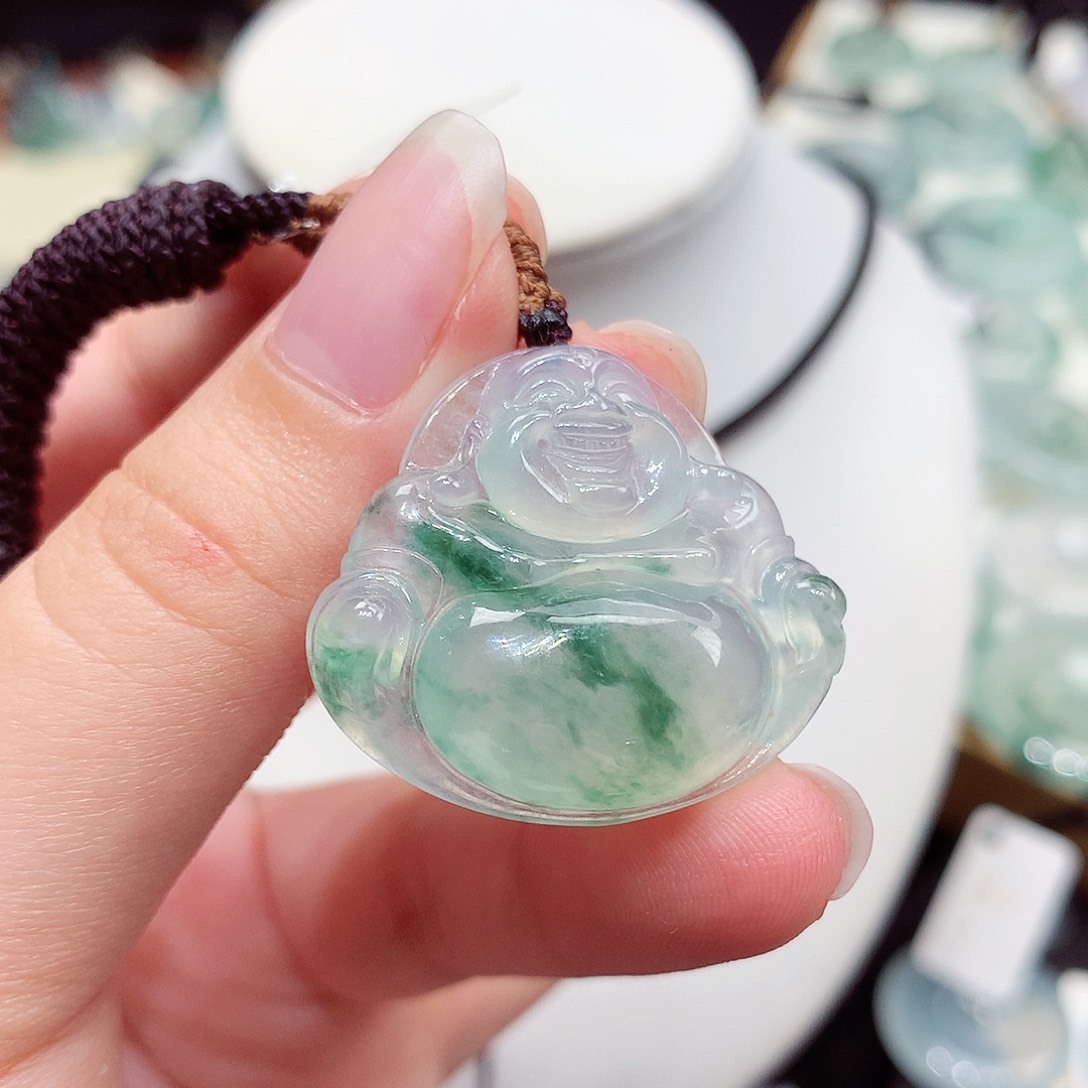 颈饰未镶嵌翡翠翡翠123，27/31/6.2