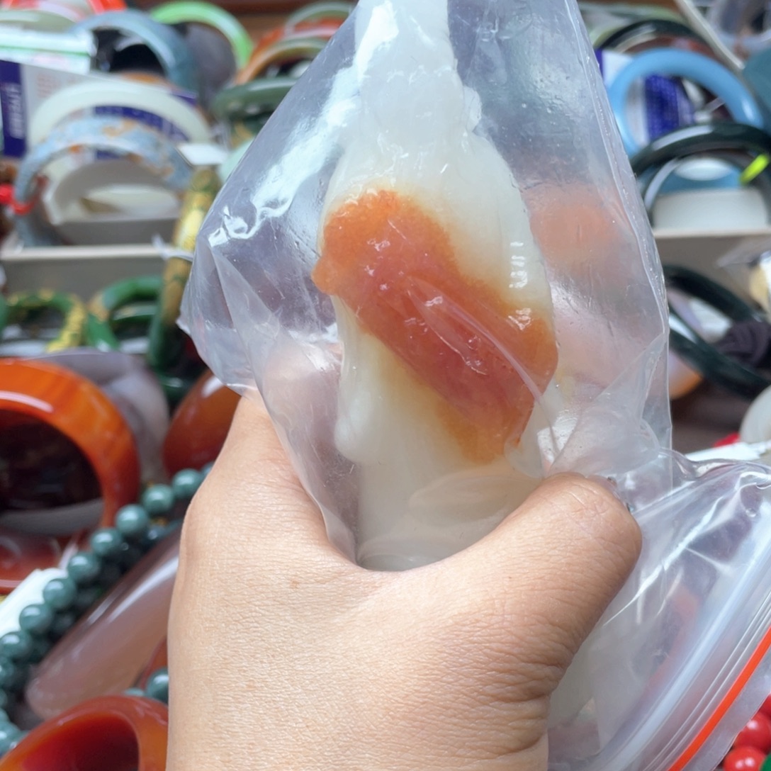 未镶嵌蛇纹石玉手链