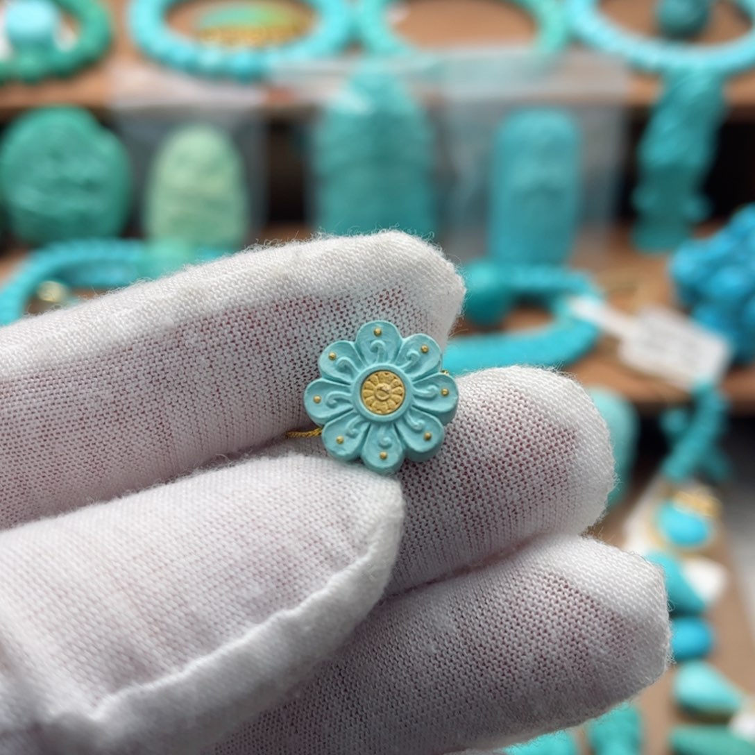 绿松石未镶嵌配饰