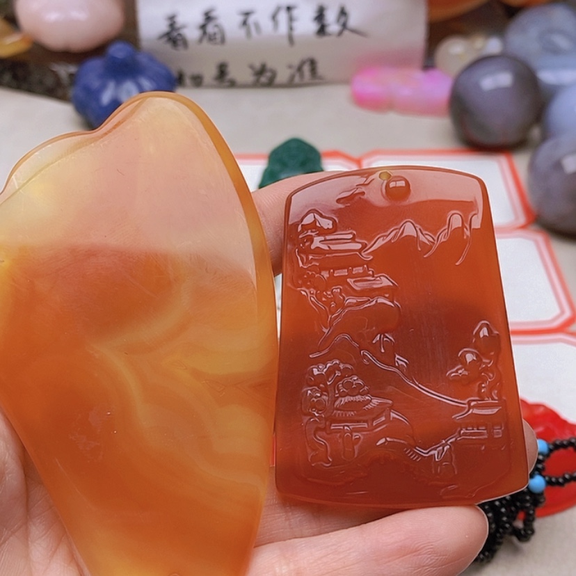 【闪购商品】未镶嵌玛瑙/玉髓珠宝半成品清**俗