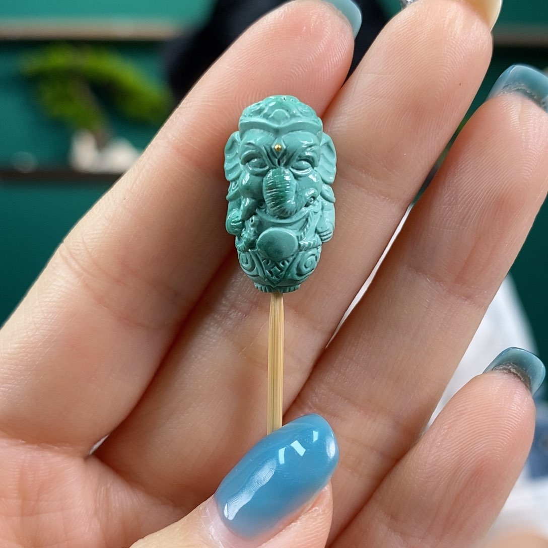 绿松石珠宝奇石未镶嵌