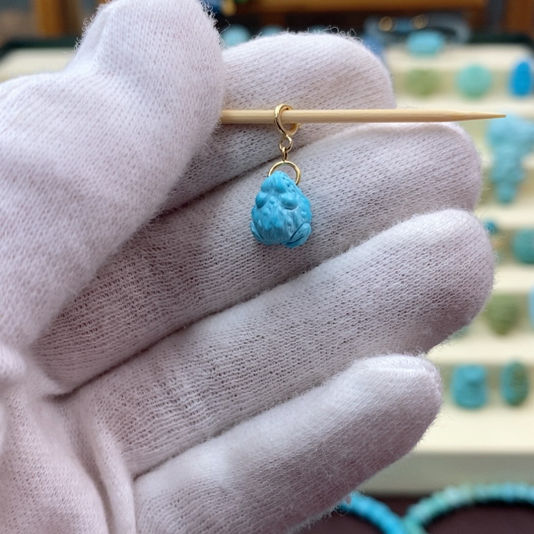 绿松石珠宝奇石未镶嵌