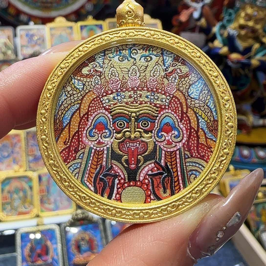 装裱画·****?扎基拉姆带壳子的