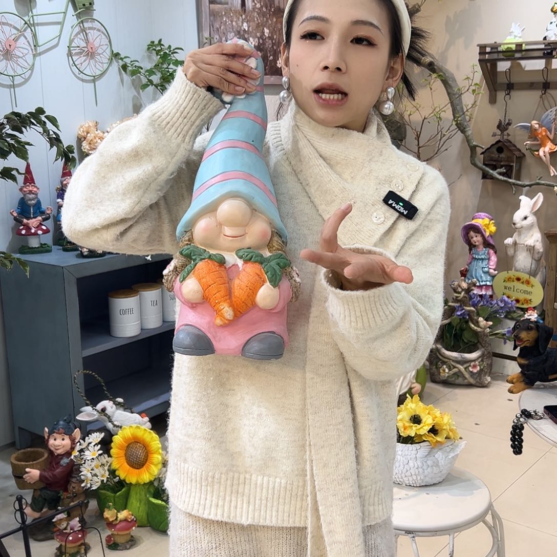 花园摆件红红火火