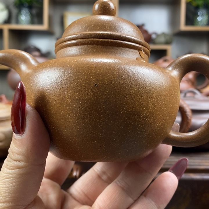 紫砂茶壶春***光原矿紫砂壶