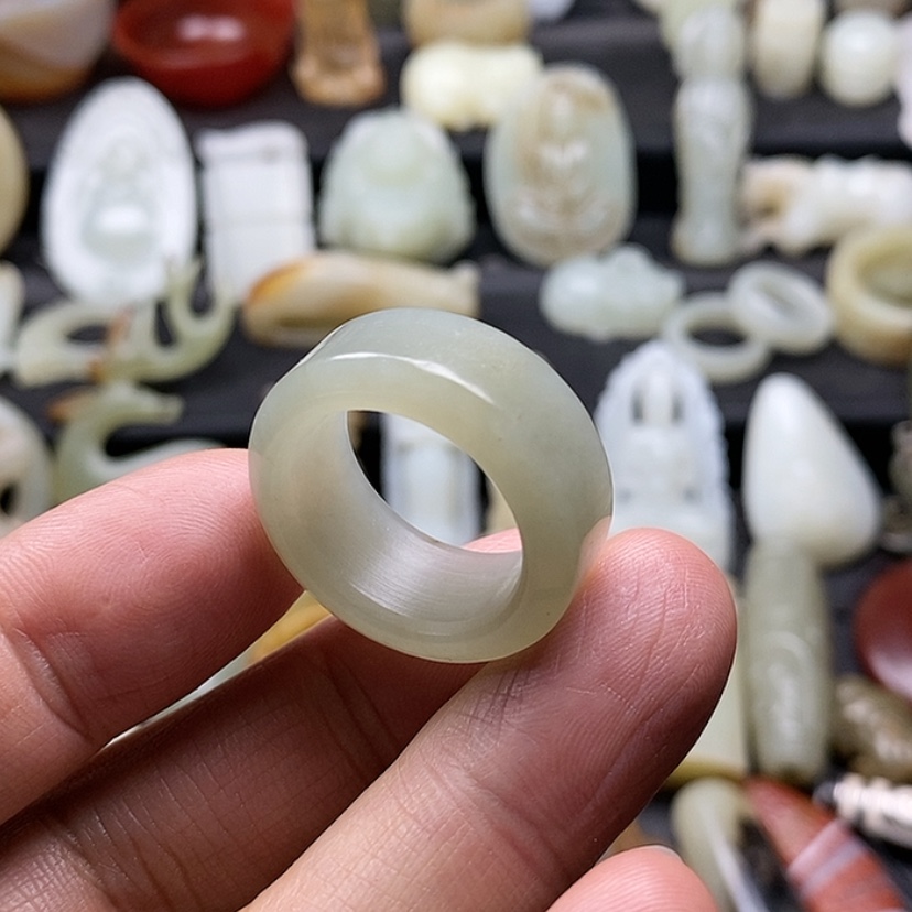 【闪购商品】和田玉戒指未镶嵌