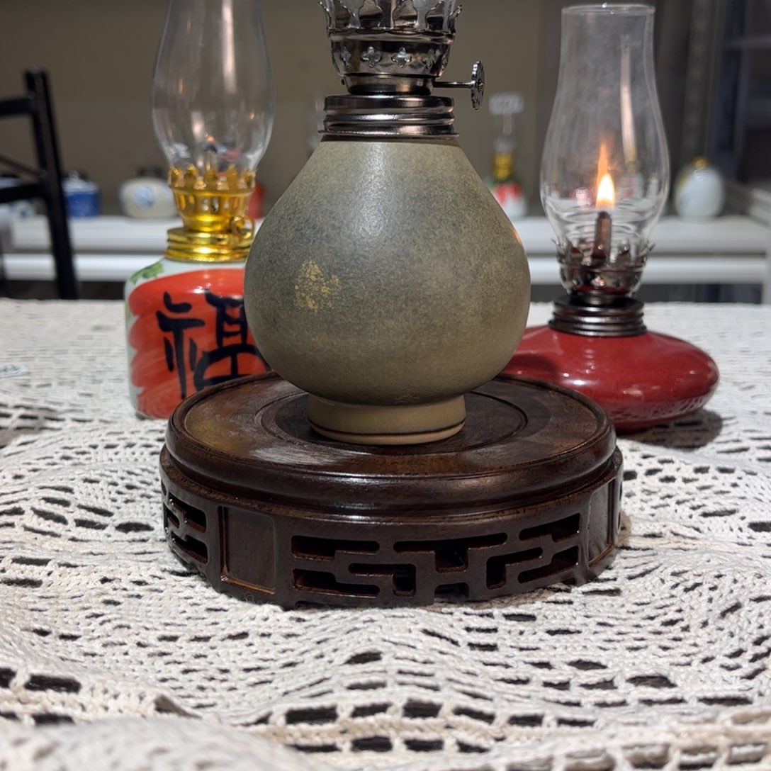 摆件景德镇陶瓷香薰灯