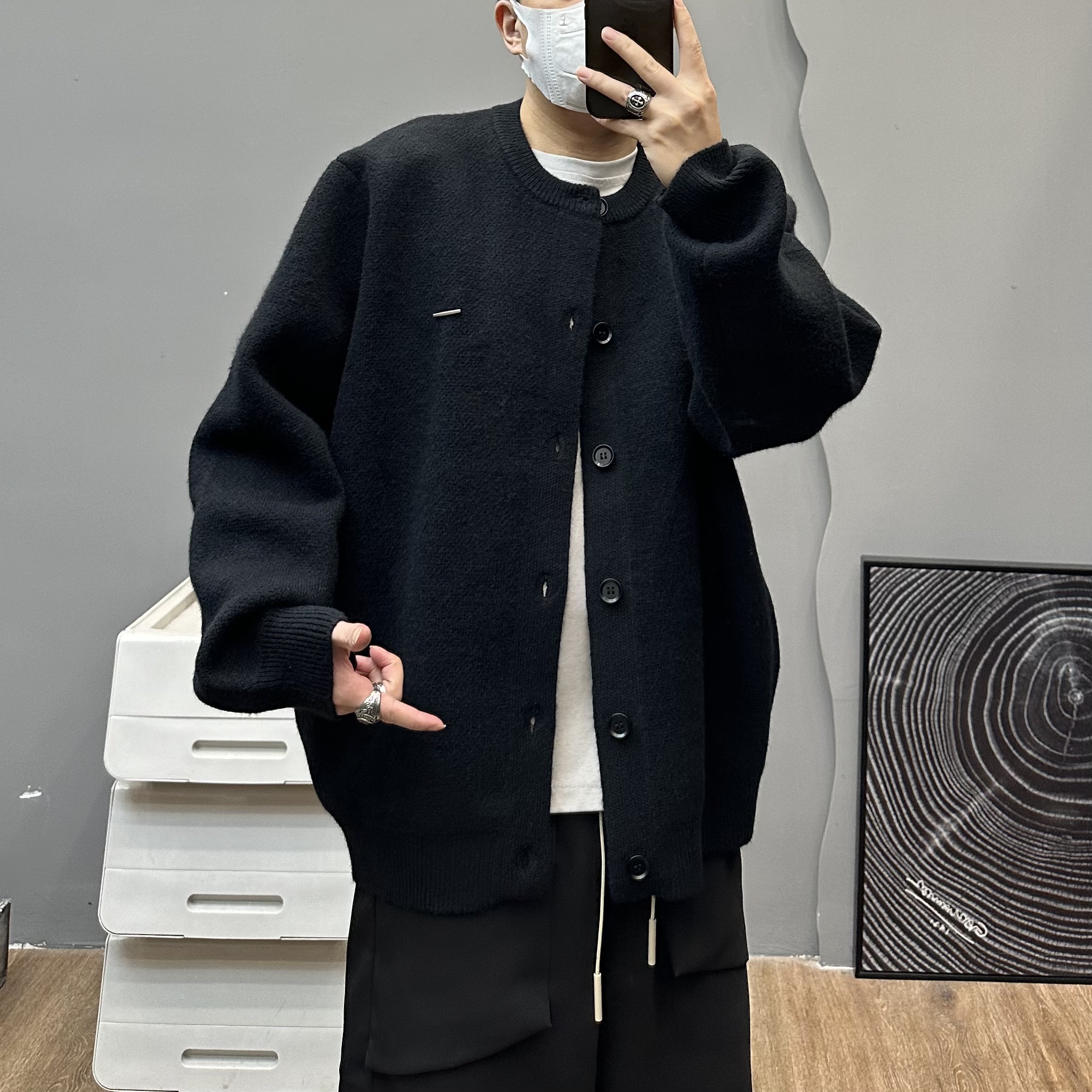 新款重磅毛衣开衫