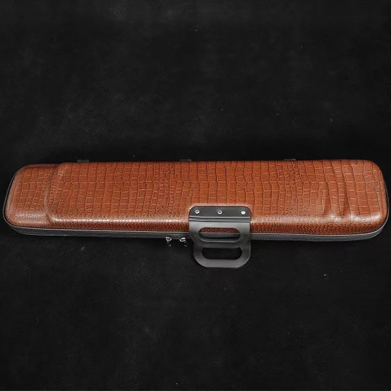 二胡皮盒硬盒可提可背防水防振防摔防砸皮革鳄鱼纹乐器收纳盒子