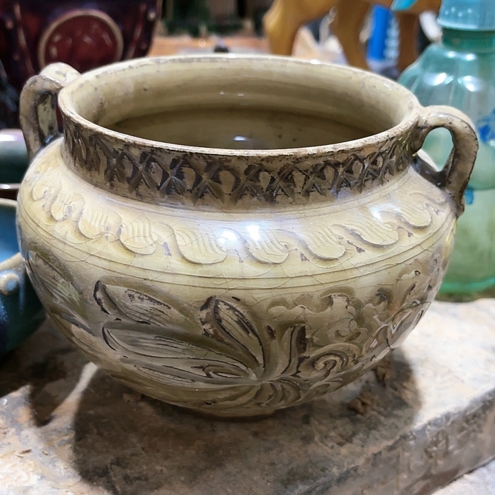 瓦当摆件摆件茶桌茶台陶瓷