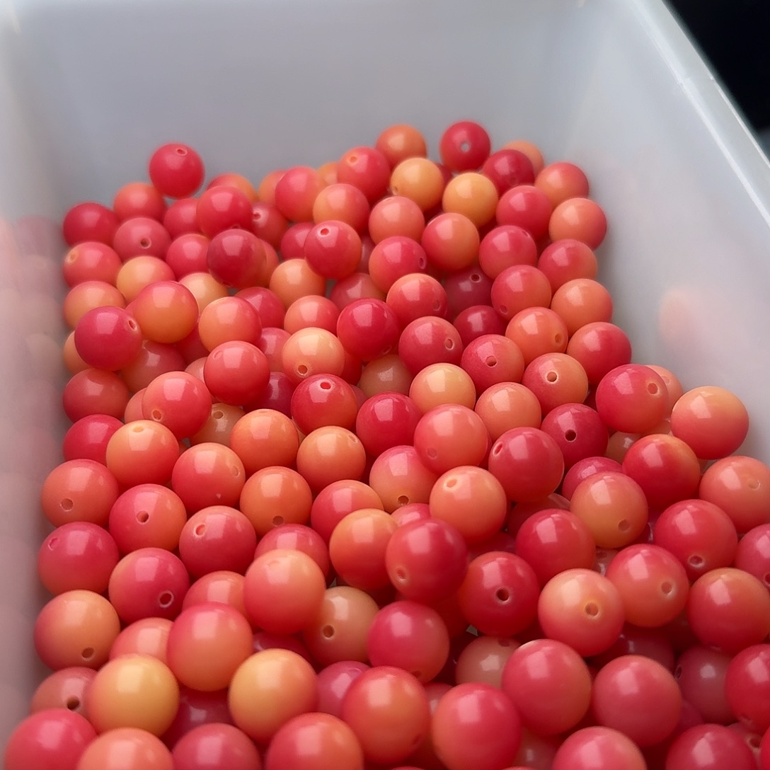 菩提根/象牙果吊坠120 颗繁花12圆