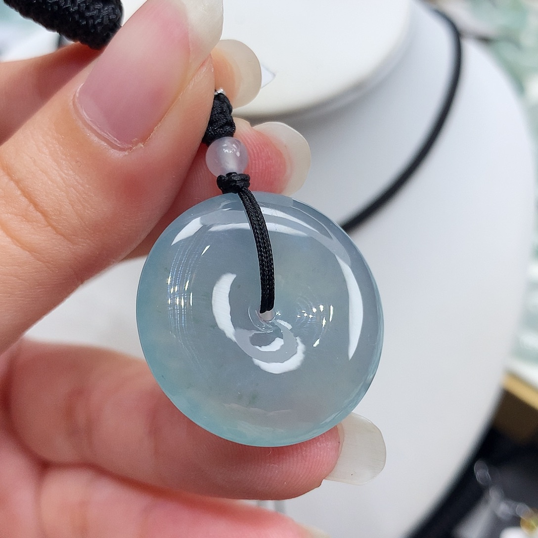 翡翠未镶嵌胸饰翡翠19，26.2/5.5