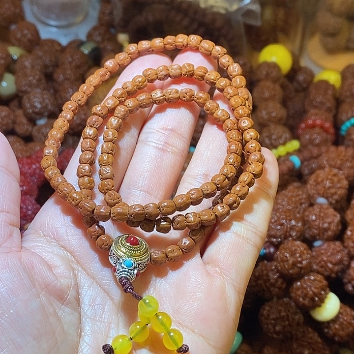 吊坠金刚菩提55原子佛手108颗刚定一物