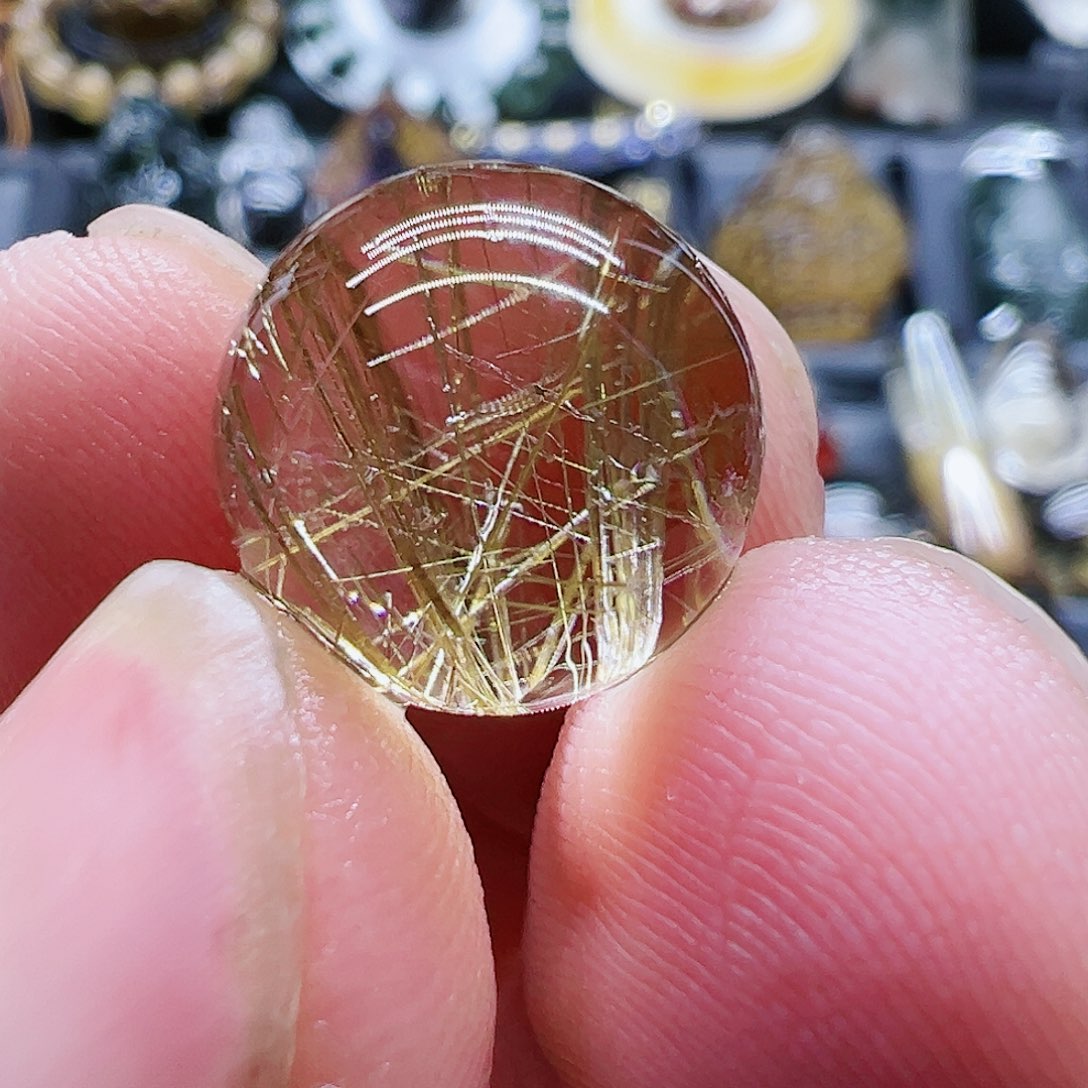 水晶单珠……未镶嵌好*