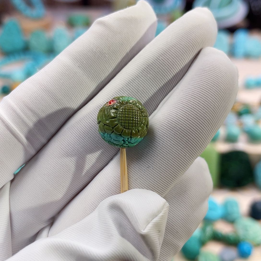 绿松石珠宝奇石未镶嵌