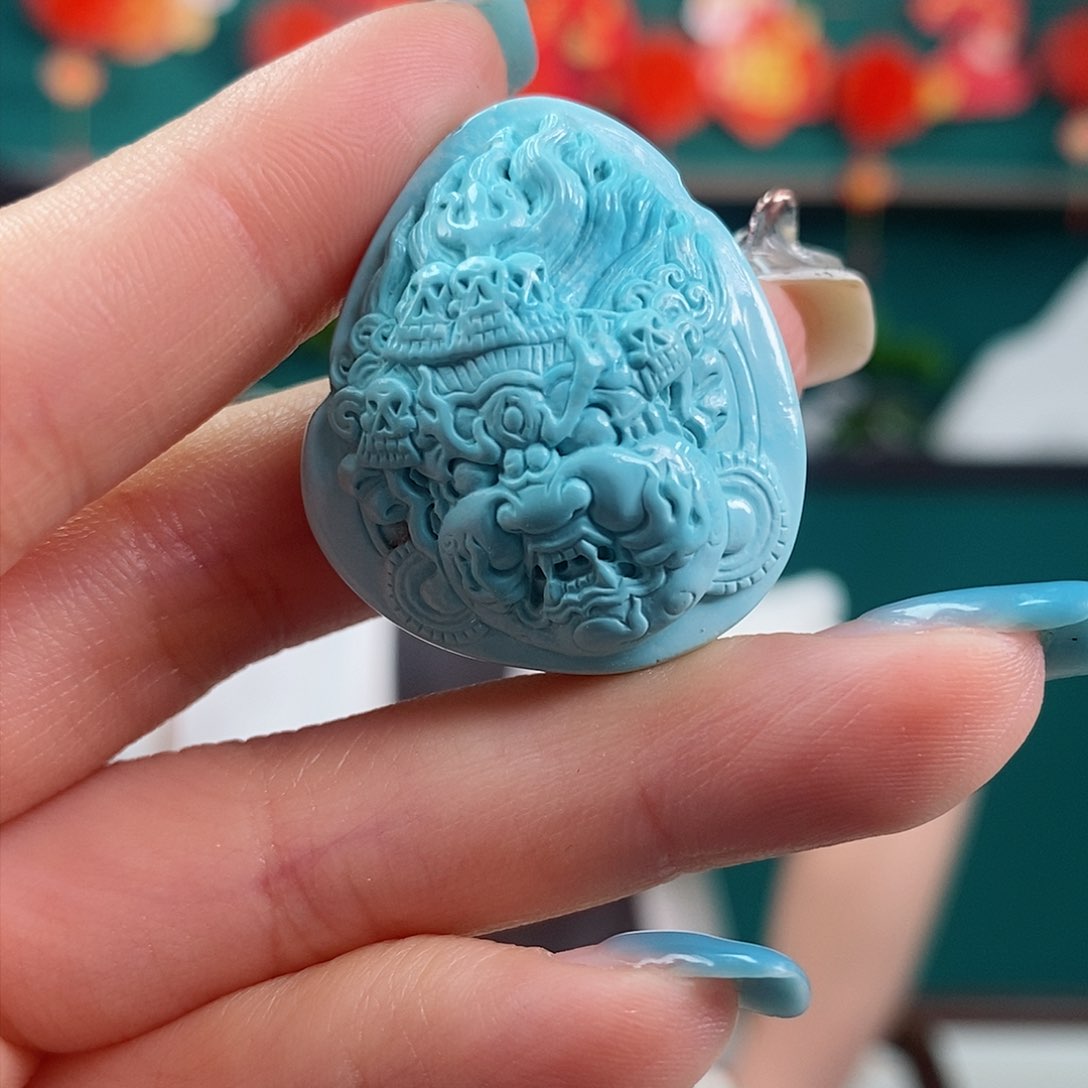 绿松石珠宝奇石未镶嵌