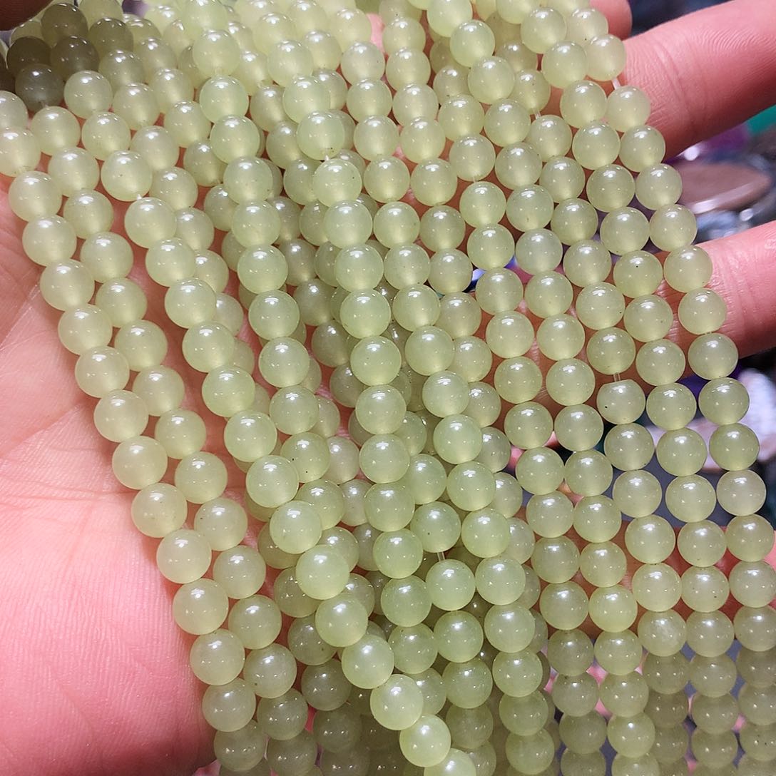 未镶嵌手串玛瑙/玉髓卡6两条和田晴水散珠