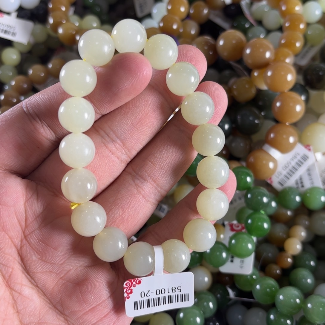 和田玉手链未镶嵌W238